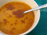 Spiced Lentil, Carrot and Roasted Tomato Soup