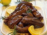 Costine di maiale brasate- Braised pork ribs