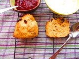 Buttermilk scones two ways: chocolate or sultana with cinnamon