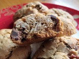 Toasted oatmeal pecan and chocolate cookies