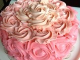 Teacher Appreciation- Rose Cake And Cookies