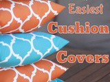 Sew a quick and easy cushion cover