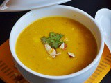 Carrot almond oats soup recipe | Easy soup recipes