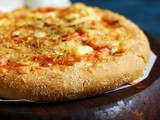 Cheese crust pizza recipe | Whole wheat cheese crust pizza recipe