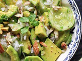 Cucumber avocado salad