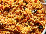 Easy Tomato Rice- Thakkali Sadam