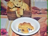 Egg less fruit and nut cookies
