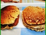 Eggless apple pancake