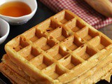 Eggless waffle recipe | eggless waffles recipe
