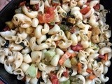Hot and spicy pasta salad