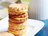 Mango cream cookies recipe | Mango sandwich cookies recipe
