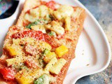 Pizza Toast Recipe (Oven and Stove Top Method)