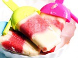 Strawberry yogurt popsicle recipe | No cook easy strawberry popsicle recipe