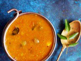 Tomato sambar recipe with coconut | Thakkali sambar recipe | how to make tomato sambar