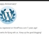 Thank you WordPress