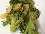 Warm Broccoli and Almond Salad