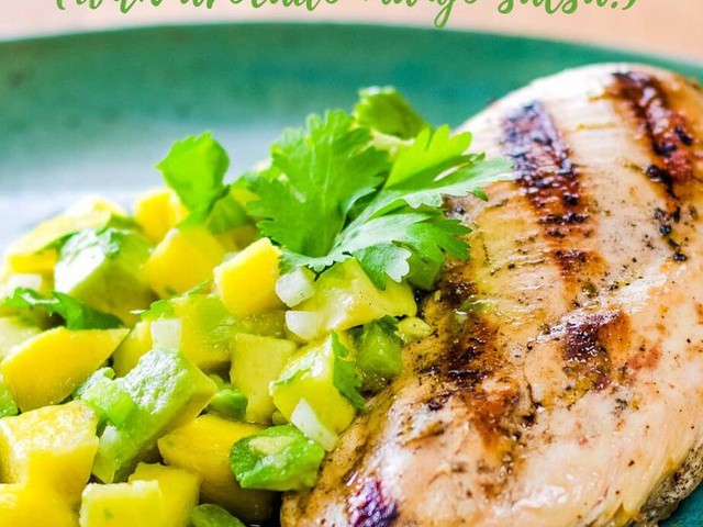 Very Good Recipes of Mango and Chicken This Mango Barbecue Chicken with Mango Salsa and Ricerecipe