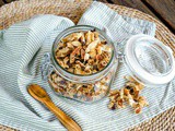 Easy Homemade Coconut Granola With Chocolate Chips & Pecans