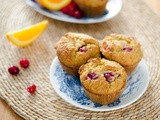 Paleo Cranberry Orange Muffins