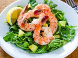 Shrimp and Arugula Salad (Keto, Paleo, Whole30)