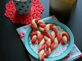 Eggless Candycane Cookies | Christmas 2014 Recipes