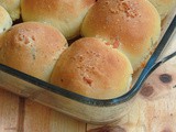 Boursin Stuffed Cheese Buns/Triple Cheese Herbed Buns