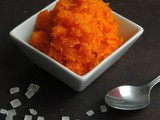 Carrot, Rock Candy Halwa/Carrot Kalkandu Halwa