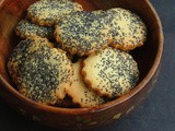 Eggless Black Poppyseeds & Lemon Cookies