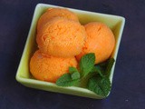 Eggless Carrot Icecream