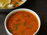 Tomato Pesarapappu/Tomato Moongdal Curry