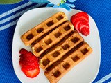 Oats- Banana blender waffles (Gluten, Sugar & Dairy free)