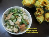 Fattous with Zatar Salad ( Arabic Salad)
