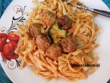 How to make Meat Ball Fettuccine