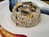 Mushroom Fried Rice Recipe/Regulates Blood Sugar Levels