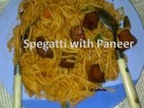 Spaghetti with Paneer