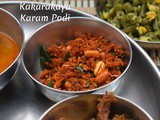 Kakarakaya Karam Podi ~ Diabetic Friendly Recipe