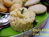 Kodo Millet Ven Pongal | How To Make Varagu Arisi Pongal