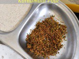 Kothamalli Podi ~ Toppings on Dosa