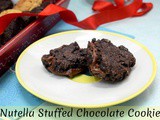 Nutella Stuffed Chocolate Cookie
