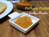 Pathare Prabhu Sambar Powder
