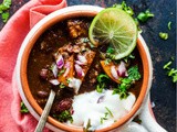 Instant Pot Vegetarian Butternut Squash and Kidney Beans Chili