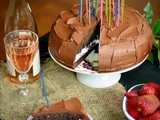 Chocolate and Strawberries Cake / Клубнично-Шоколадный Торт