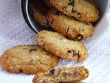 Crunchy Chocolate Chip Cookies {lighter}/Хрустящее Шоколадное Печенье{легкое}