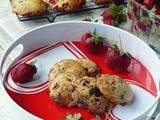 Strawberry and Chocolate Cookies / Печенье с Клубникой и Шоколадом