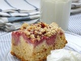 Strawberry Streusel Cake/Песочный Пирог с Клубникой