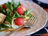 Watermelon Cheese Salad / Салат из Арбуза и Сыра