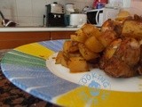 Involtini di pollo con patate al saccoccio
