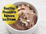 Chocolate Banana Ice Cream - No Sugar - Milk - Cream - Vegan & Healthy Nice Cream