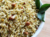 Curry Leaves Rice - Healthy Lunch Ideas