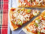 Spicy Vegetable Pizza....step by step